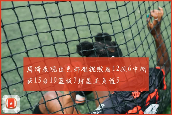 周琦表现出色却难挽败局12投6中斩获15分19篮板3封盖正负值5